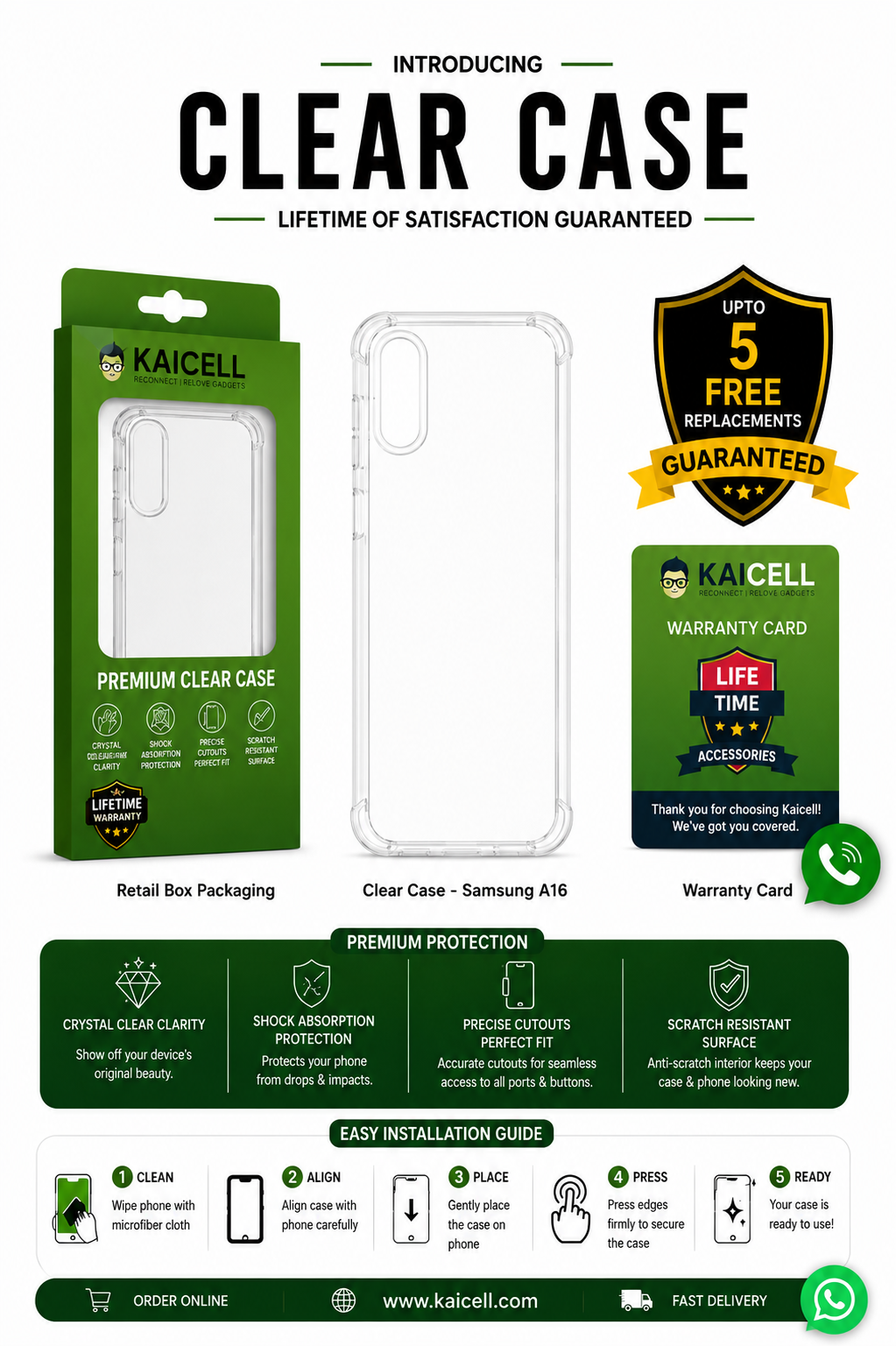 Clear Case - Samsung A16