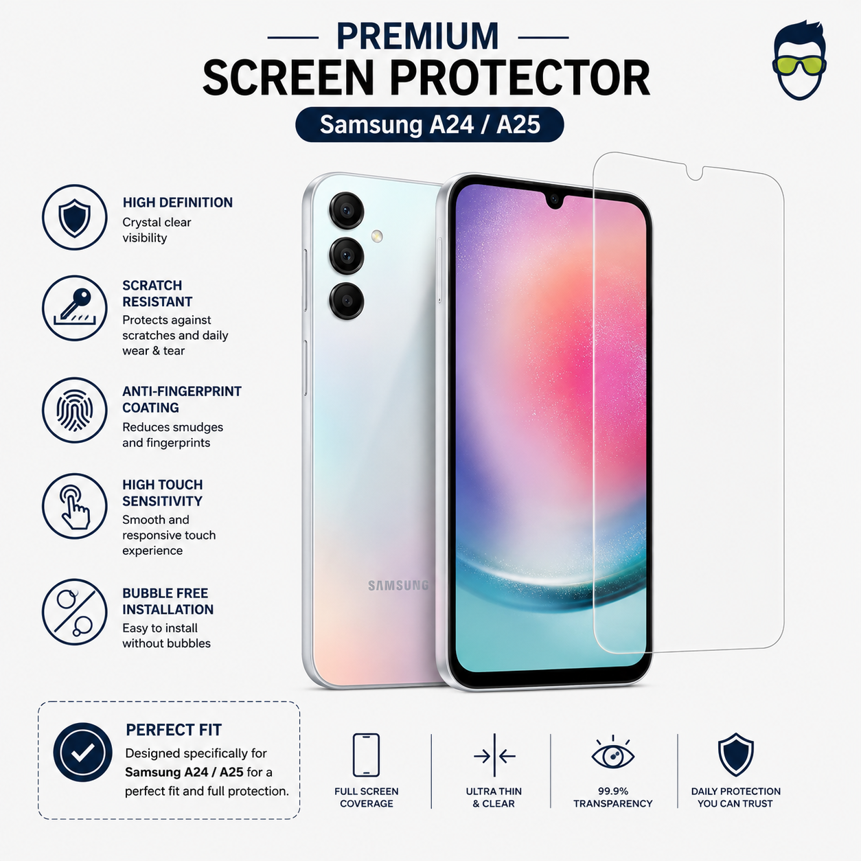 Premium Screen Protector - Samsung A24/25