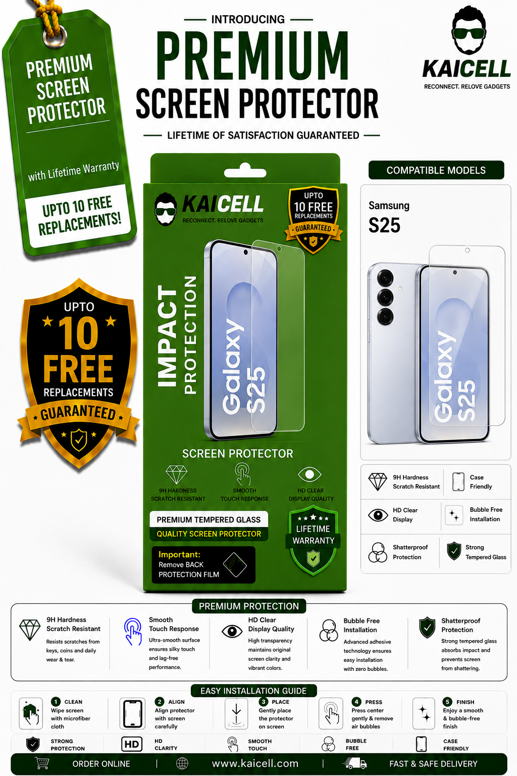 Premium Screen Protector - Samsung S25