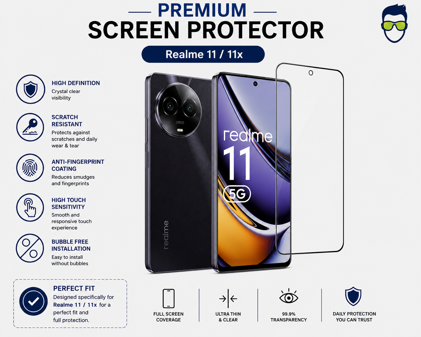 Premium Screen Protector - Realme11/11x