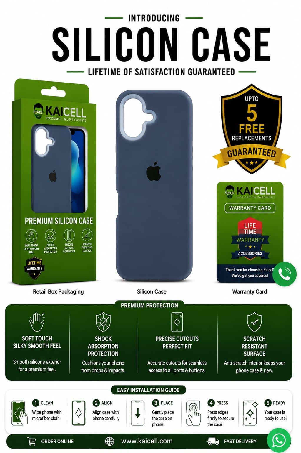 Silicon Case - iPhone 16